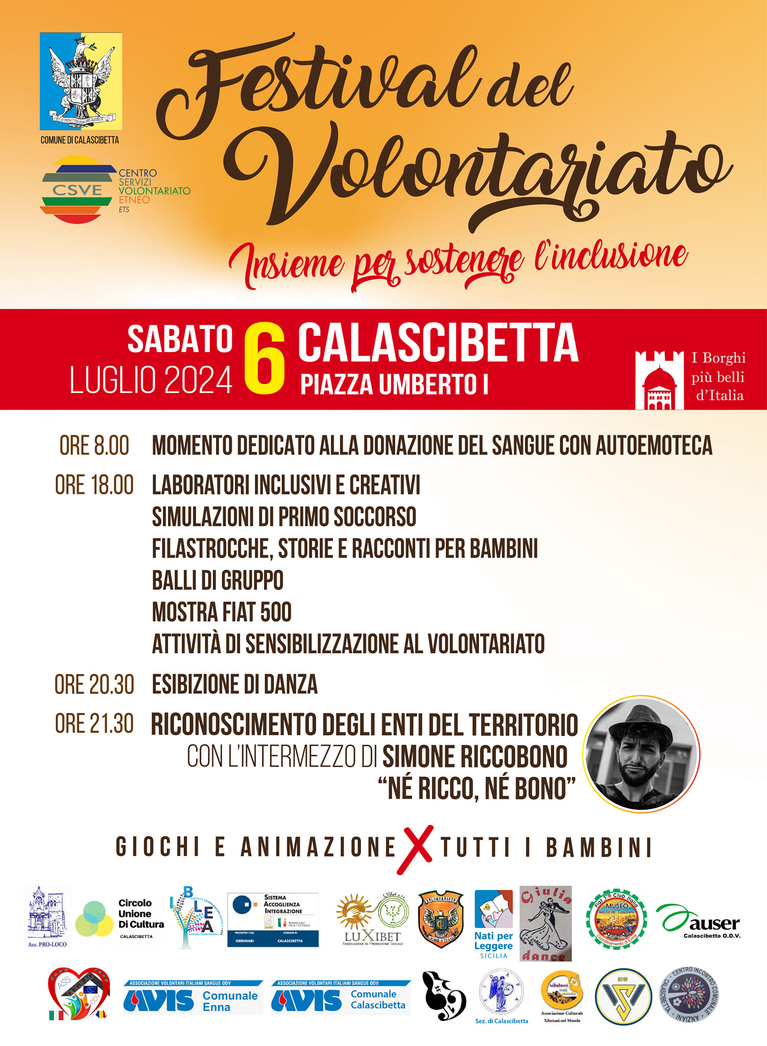 festa del volontariato calascibetta
