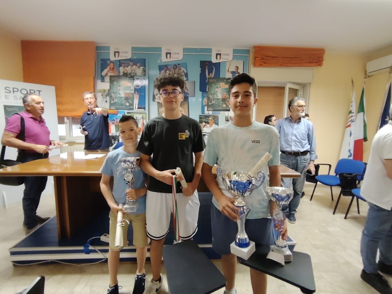 premiati tennis tavolo