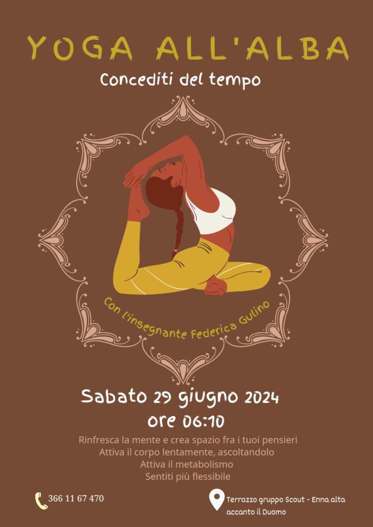yoga all'alba