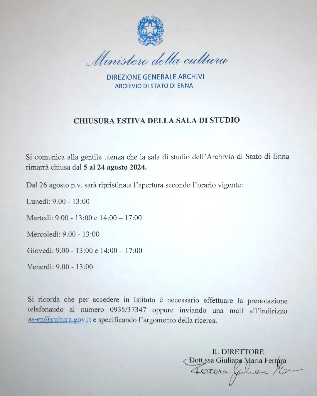 archivio di stato