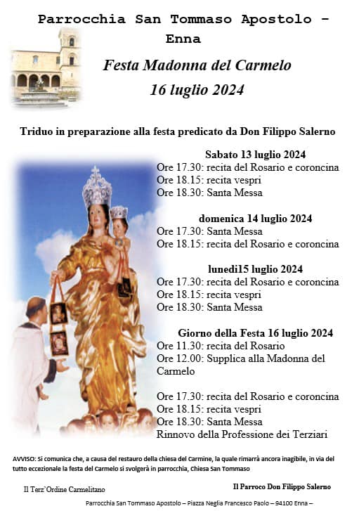 festa del carmelo