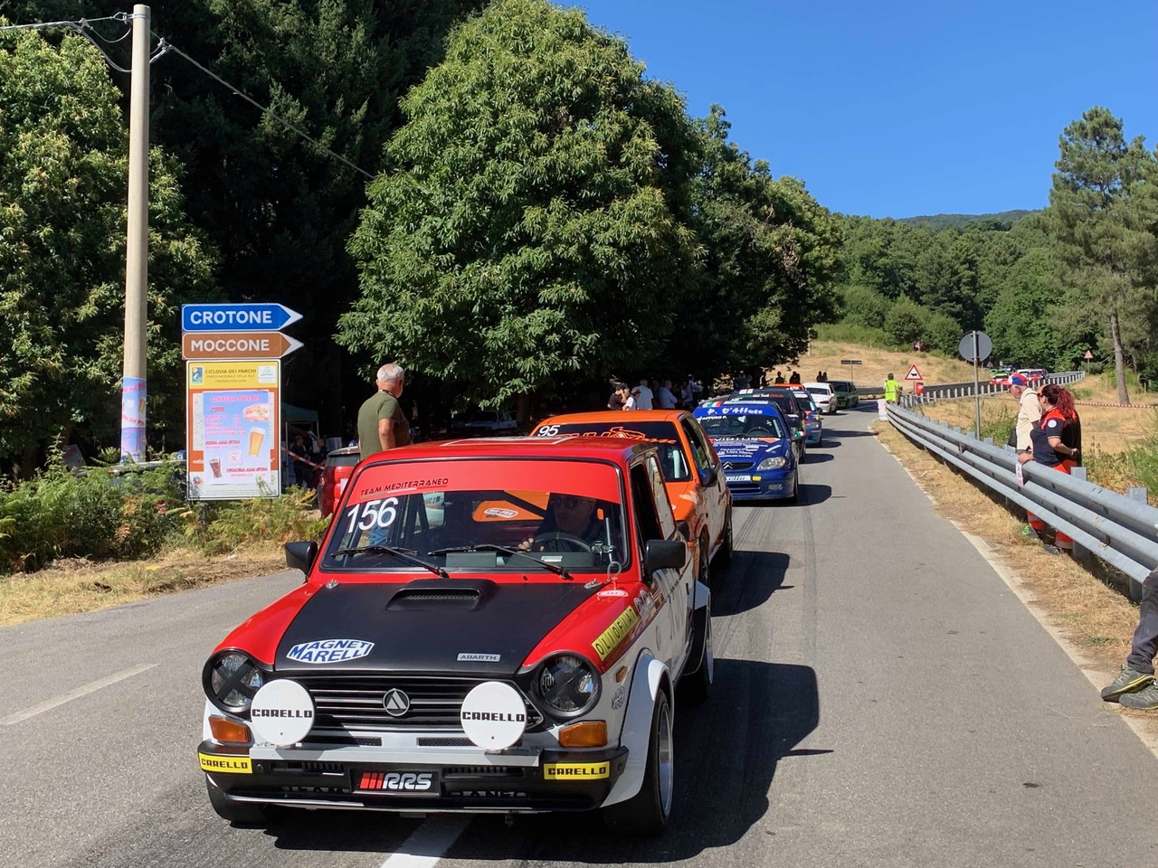 Auto in discesa