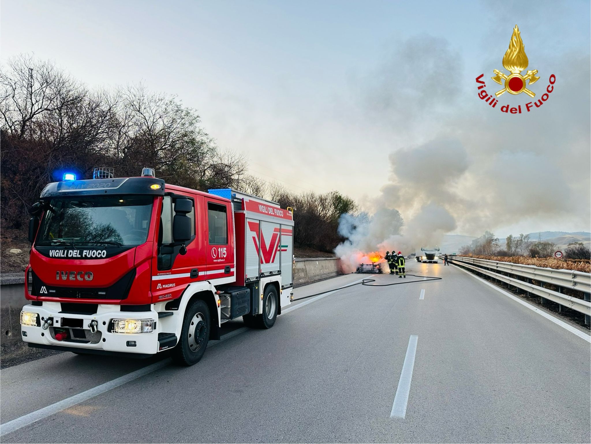 incendio stamattina
