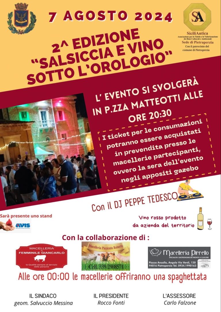 sagra salsiccia pietraperzia