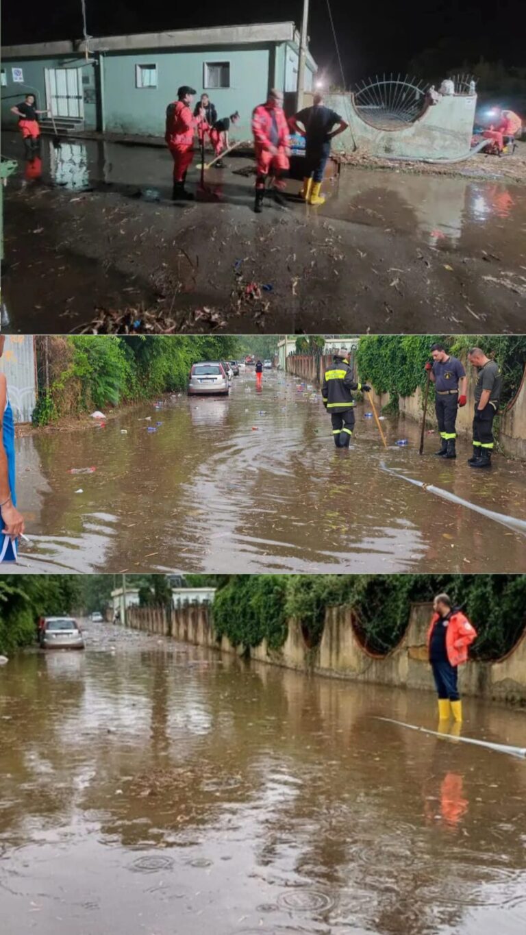 strade allagate