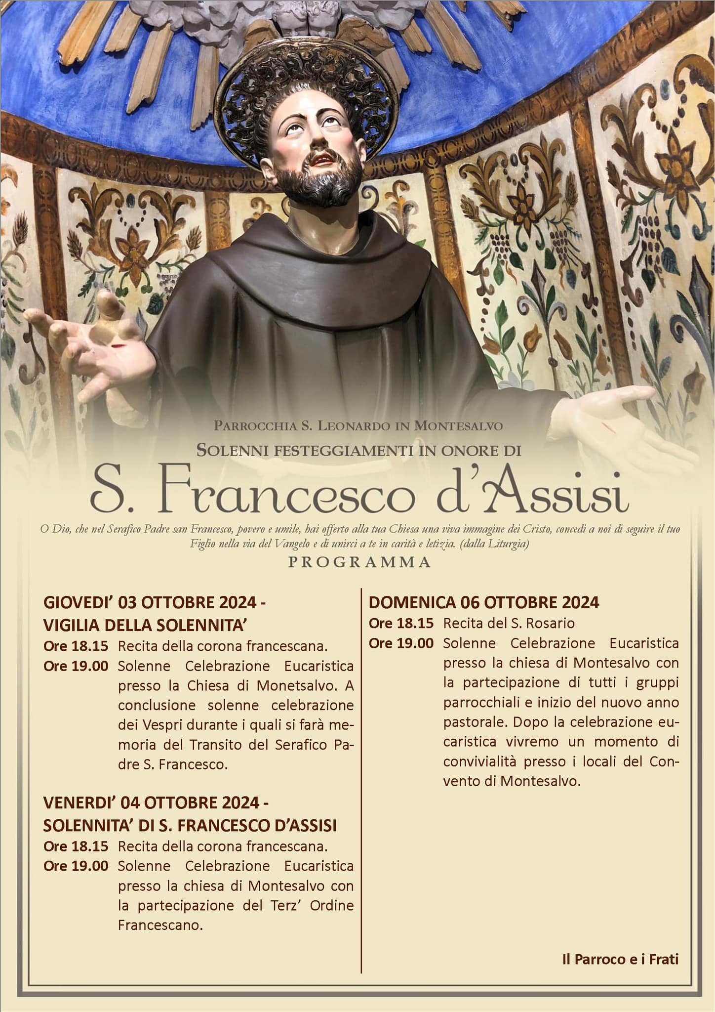 programma san francesco