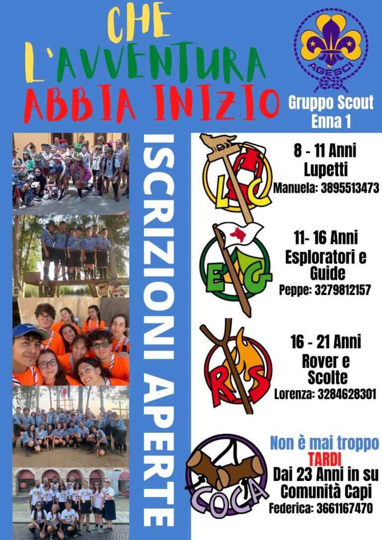 scout iscrizioni