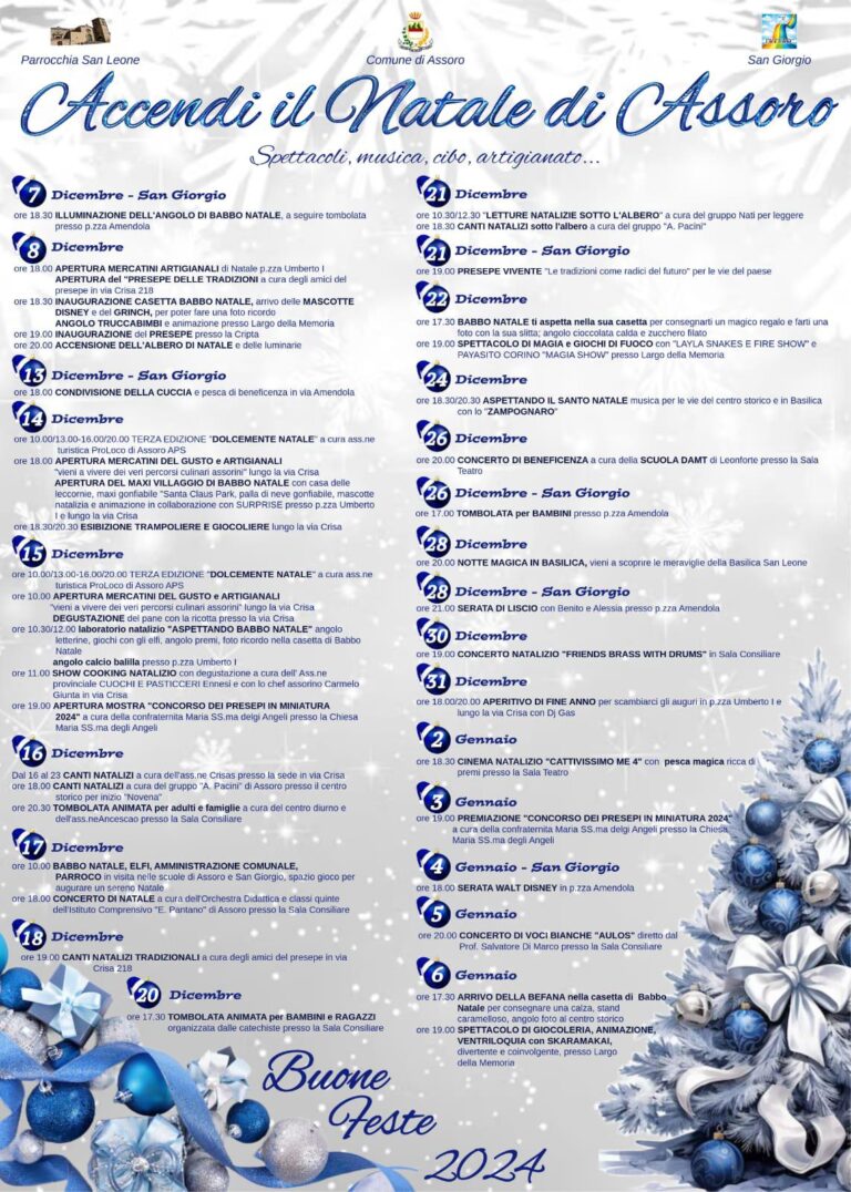 programma natale Assoro