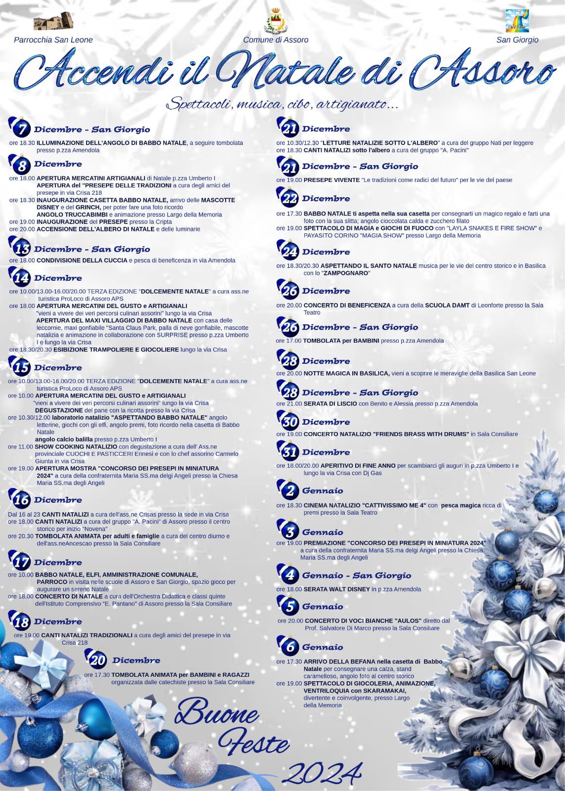 programma natale Assoro