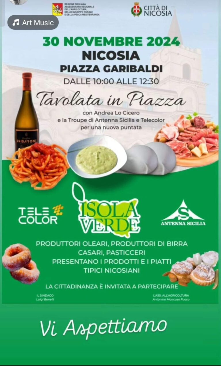 tavolata in piazza