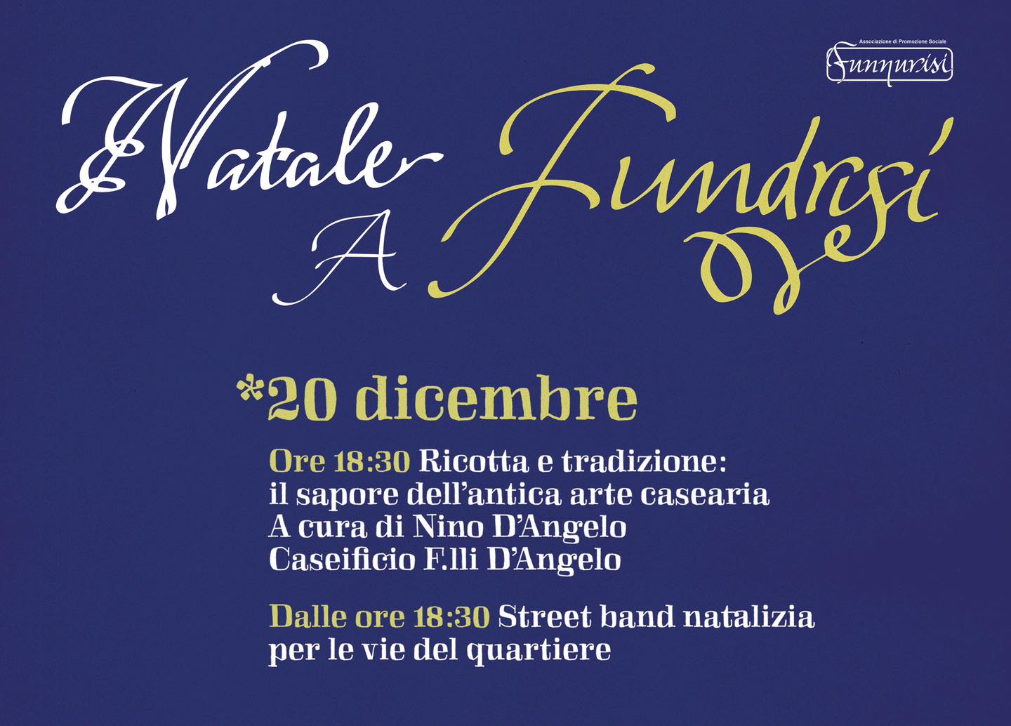 fundrisi 20 dicembre