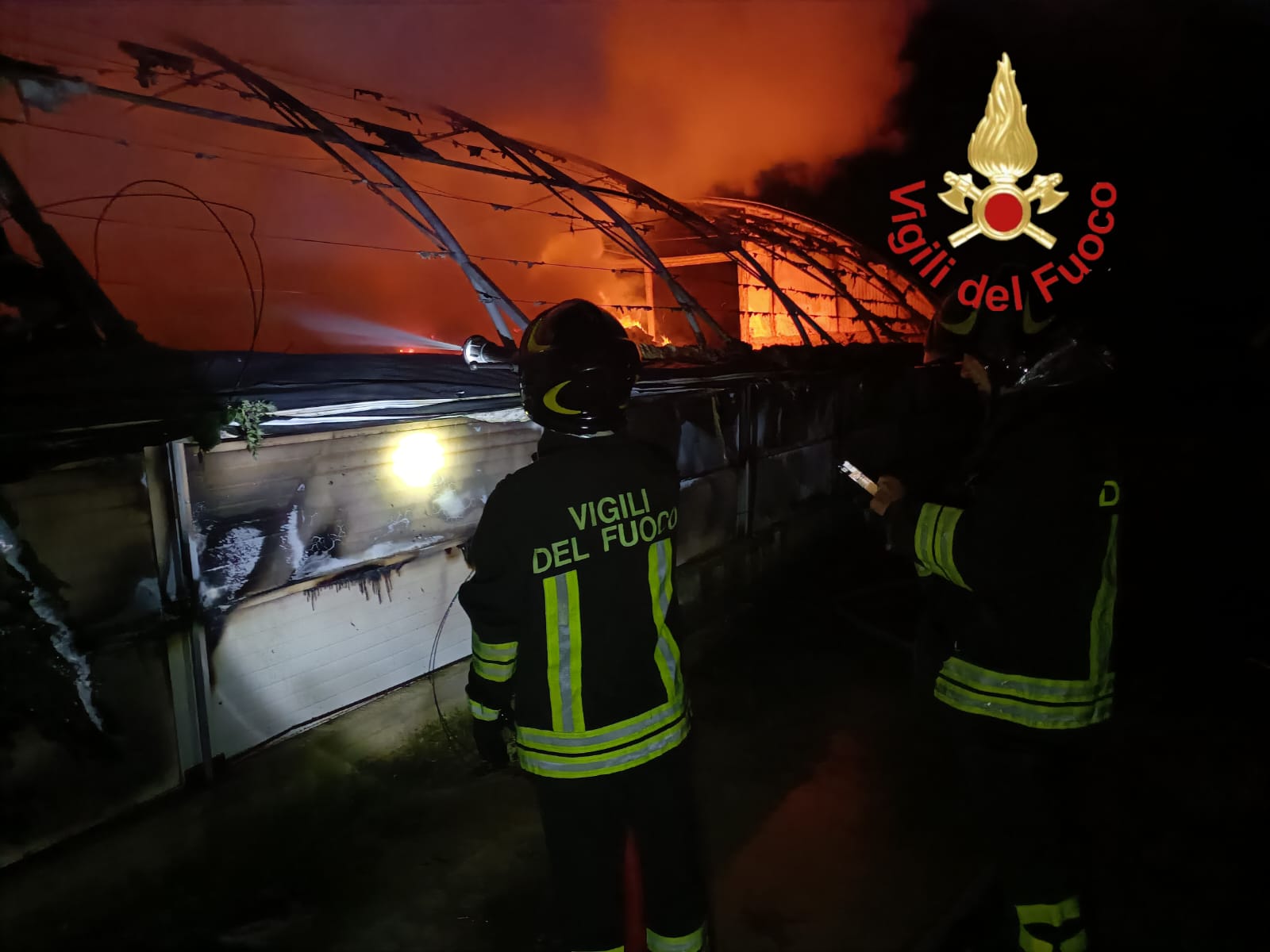 incendio capannone