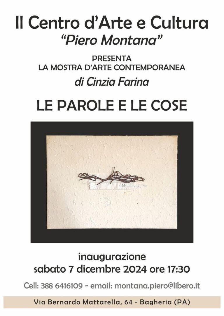 le parole e le cose