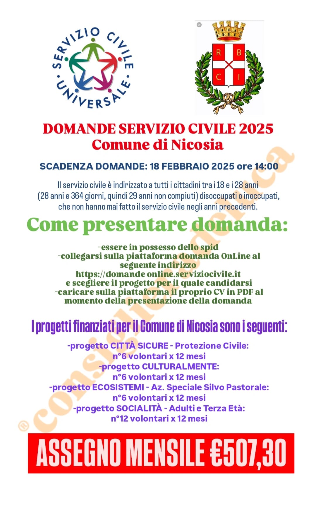 servizio civile nicosia