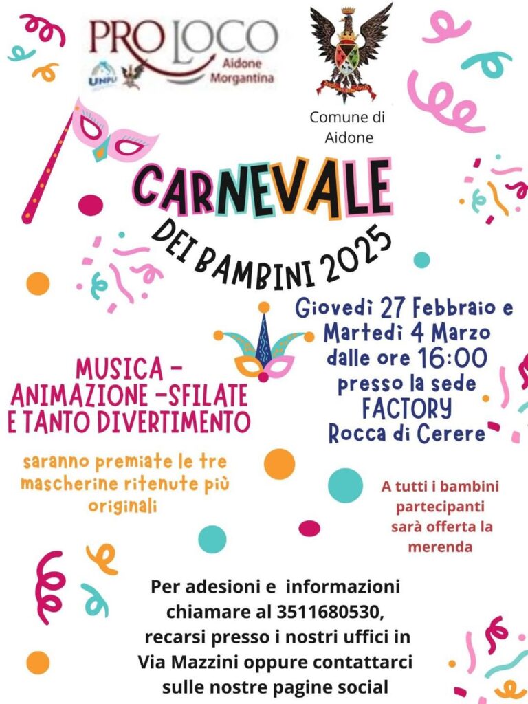carnevale dei bambini