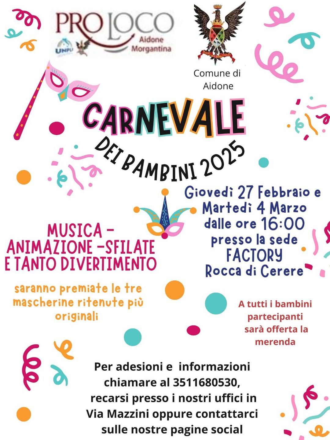 carnevale dei bambini