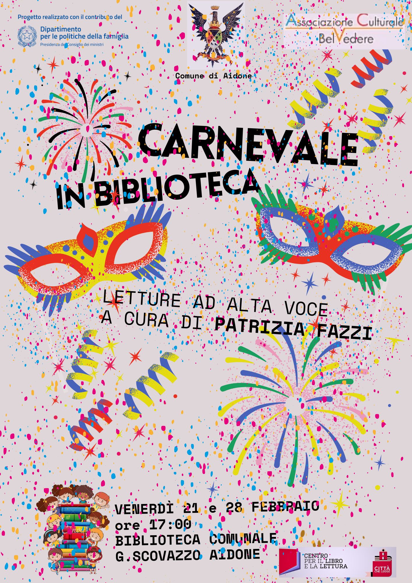 carnevale in biblioteca