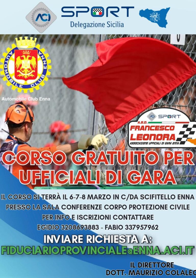 corso ufficiali di gara