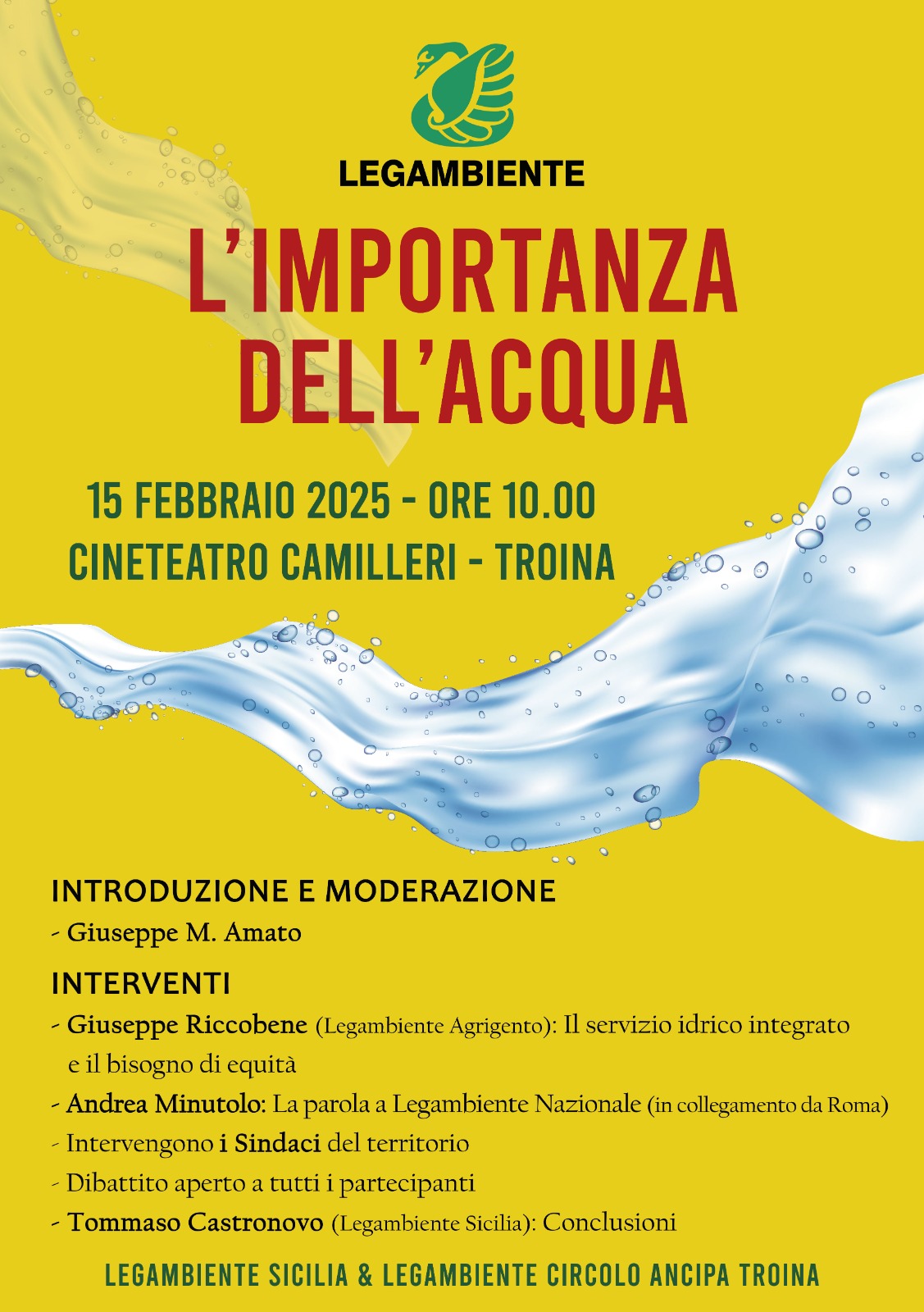 importanza dell'acqua