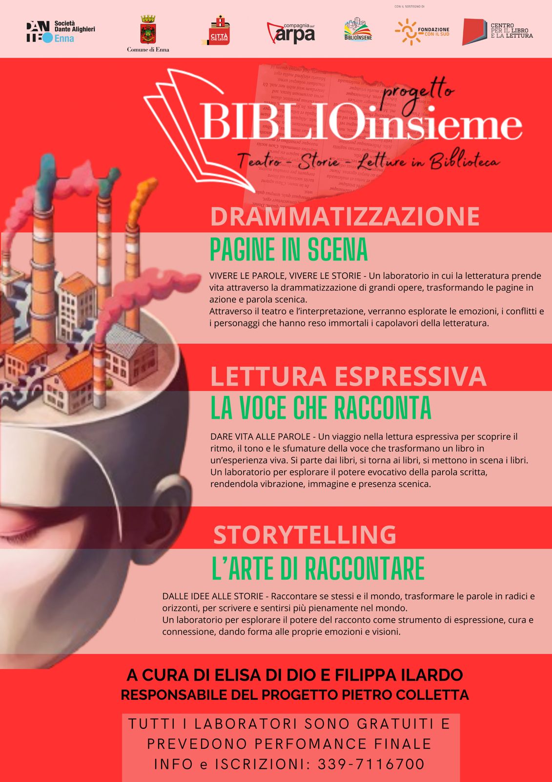 Locandina laboratori BIBLIOINSIEME