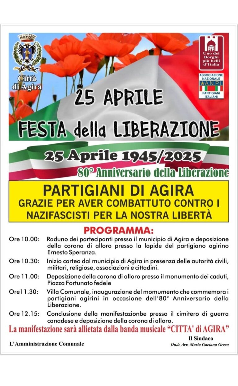 25 aprile ad agira