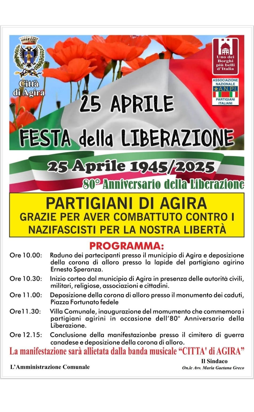 25 aprile ad agira