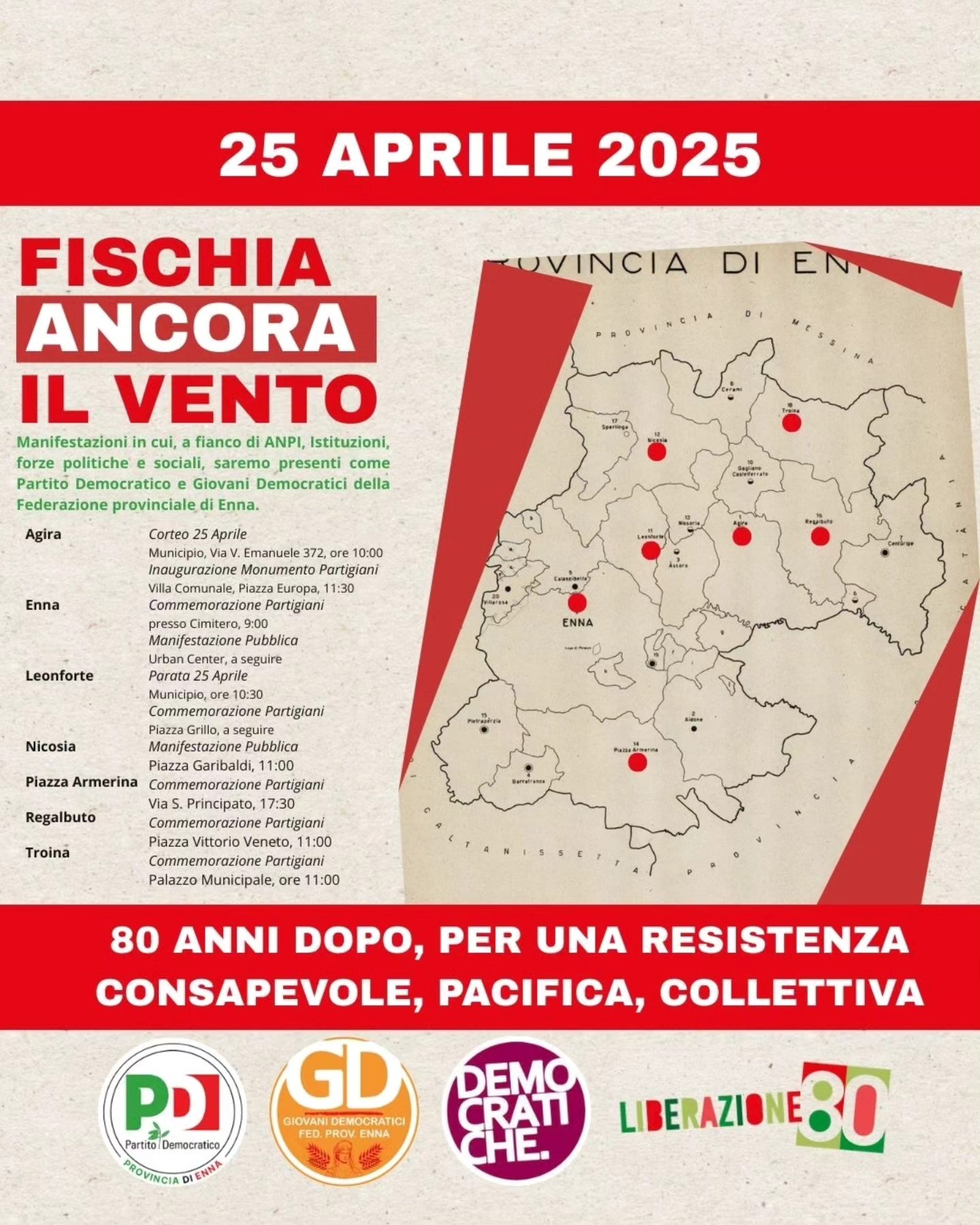 appuntamenti 25 aprile