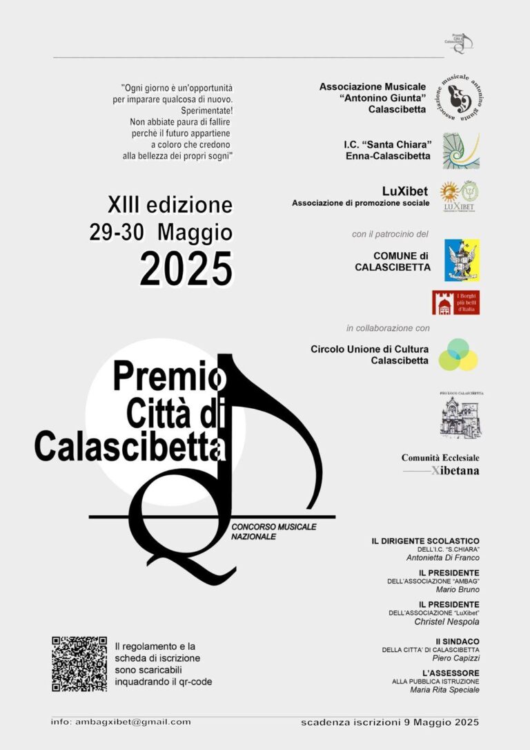 premio città di calascibetta