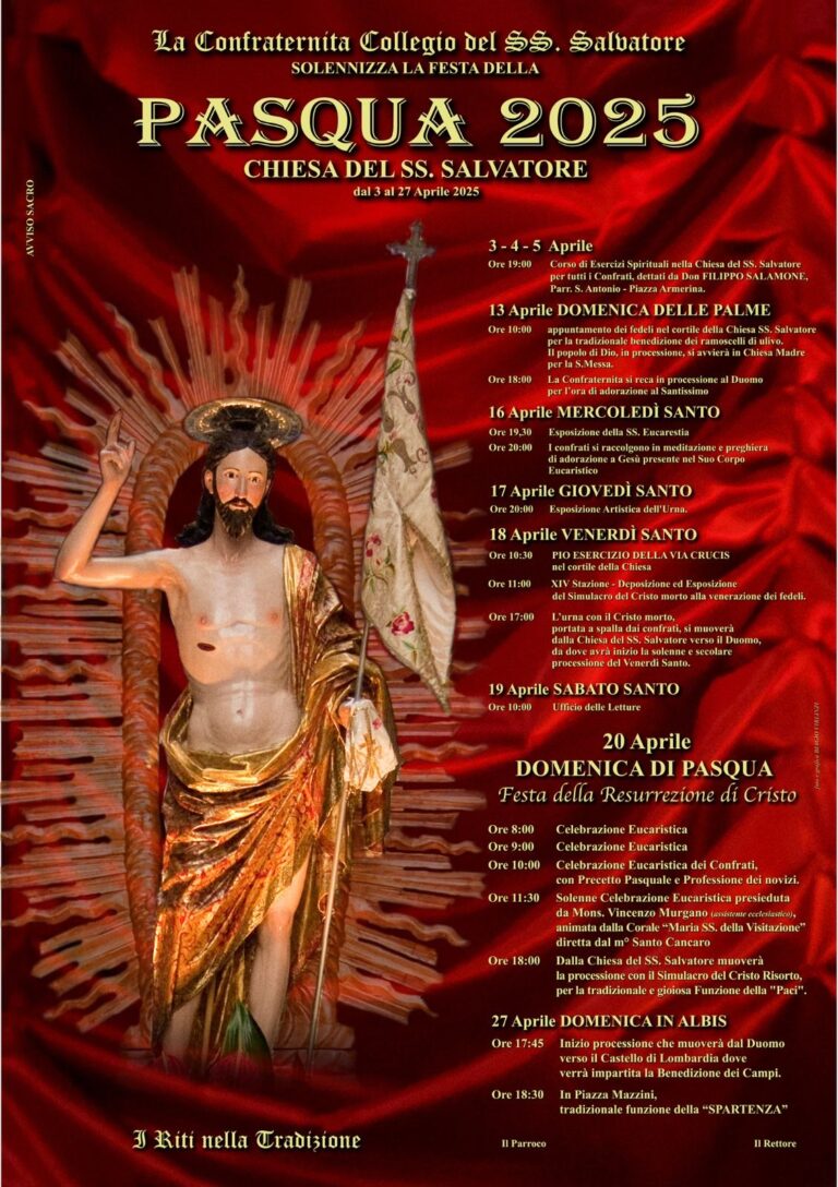 programma santissimo salvatore