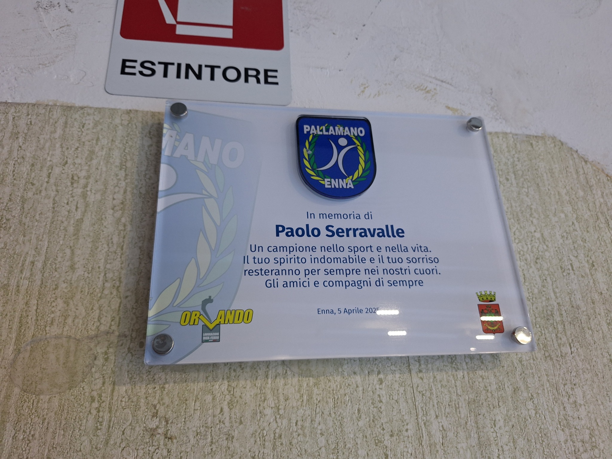targa a paolo serravalle