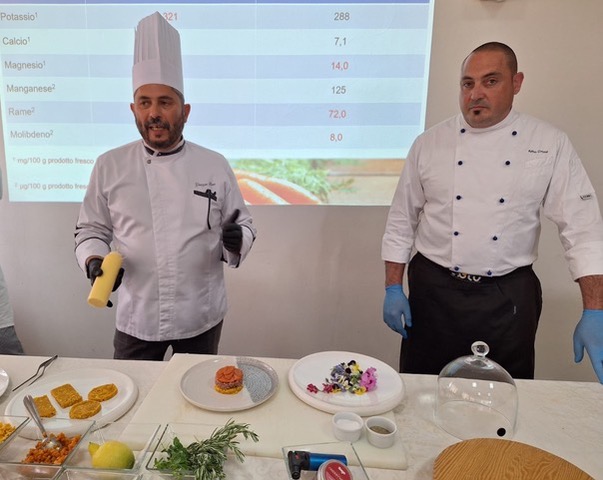 Chef Giuseppe Bono e Chef Alfio Crimi - Tortino alla carota