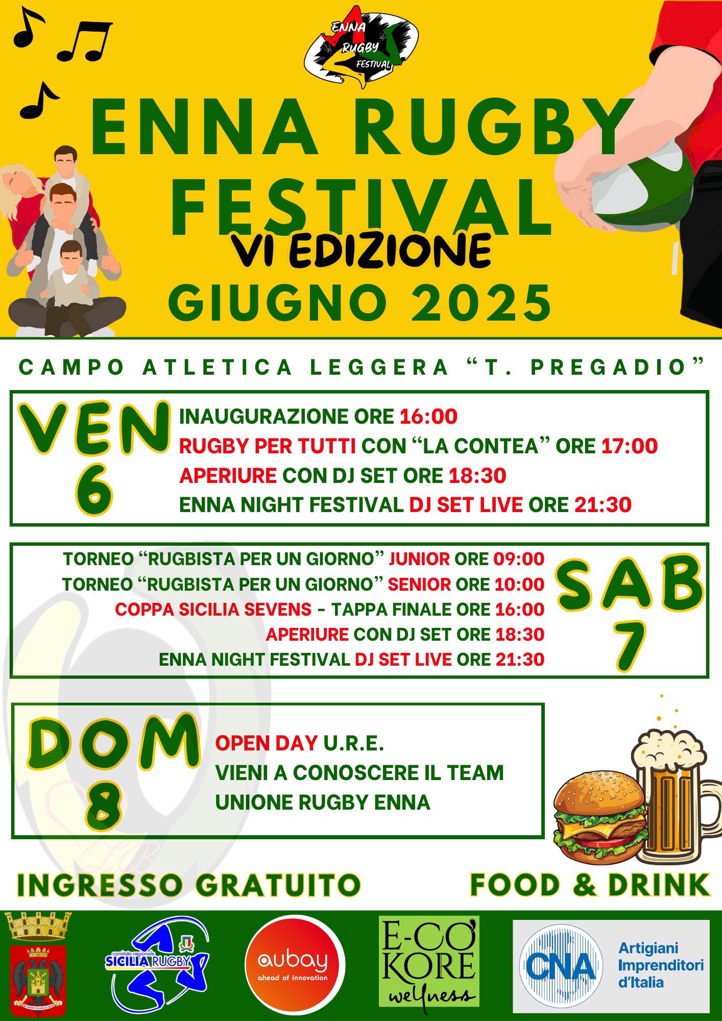 programma enna rugby festival