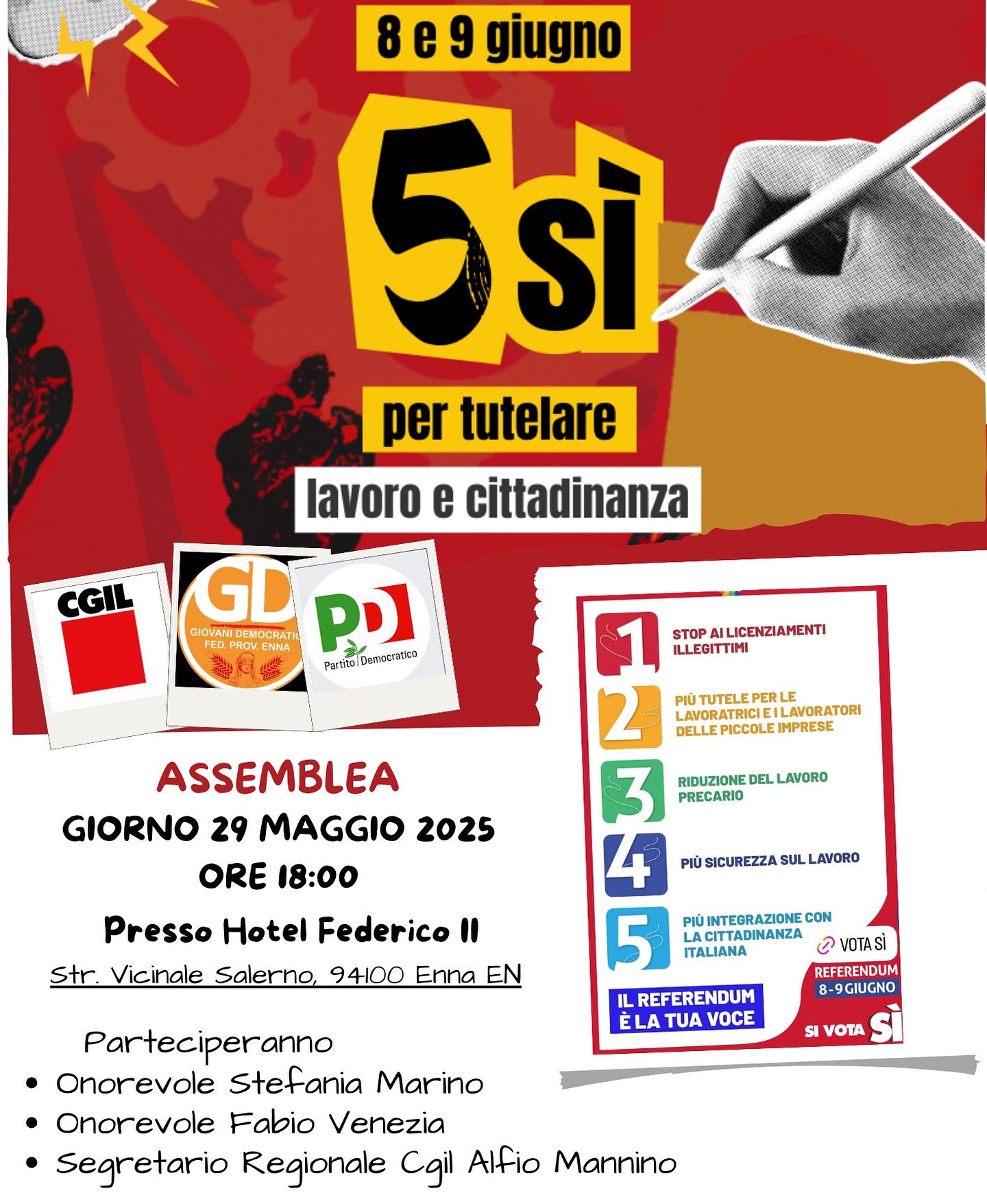 referendum giovani democratici