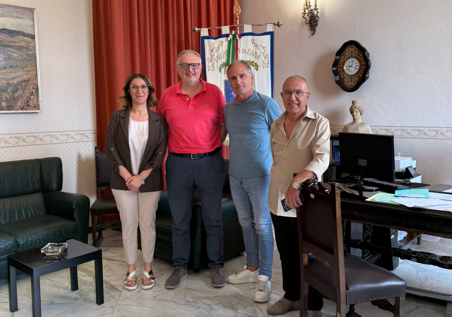 Carmela Petralia, Piero Capizzi, Enzo Savarino e Antonio Malaguarnera