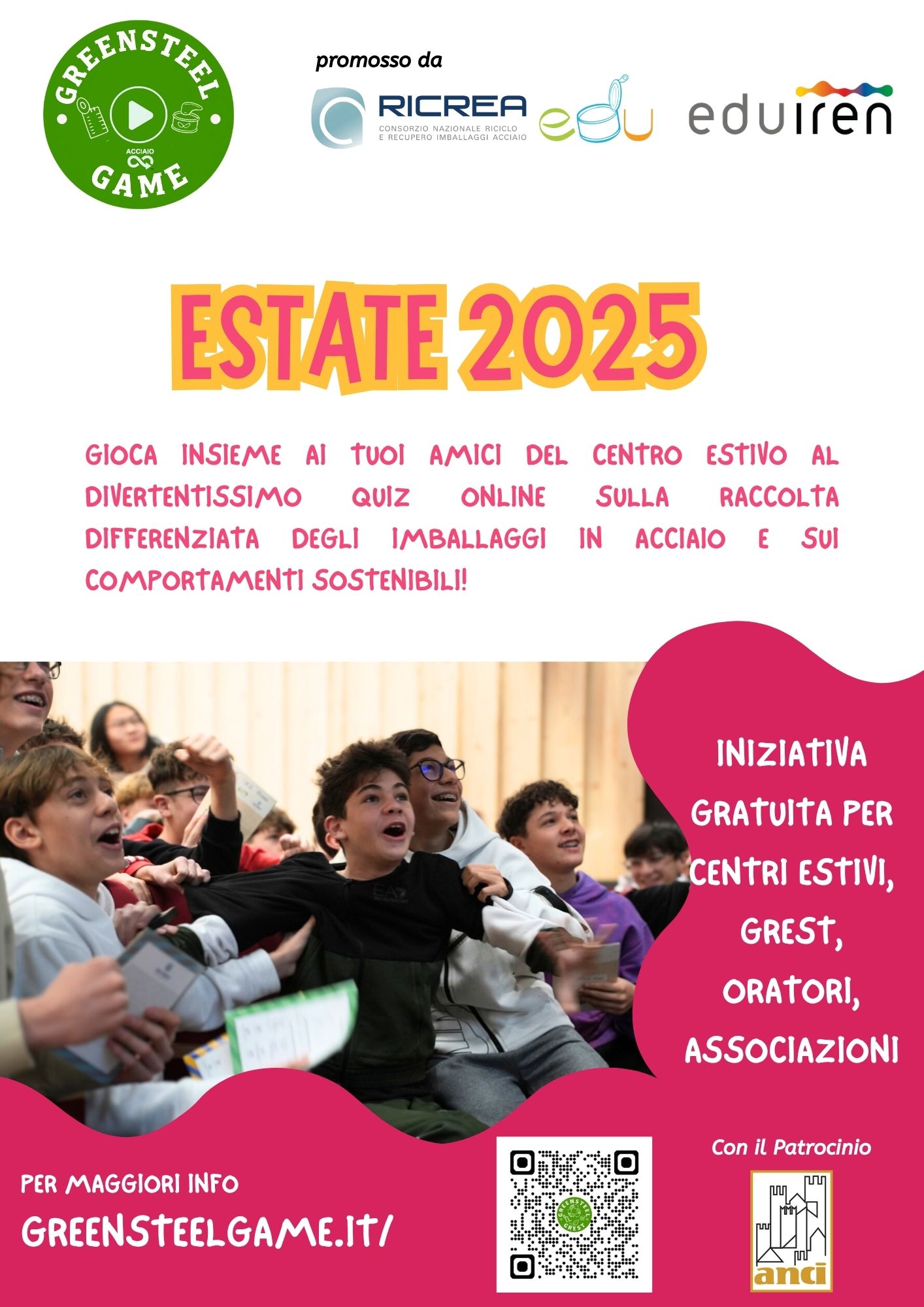 Volantino Green Steel Game 2025 REV 2