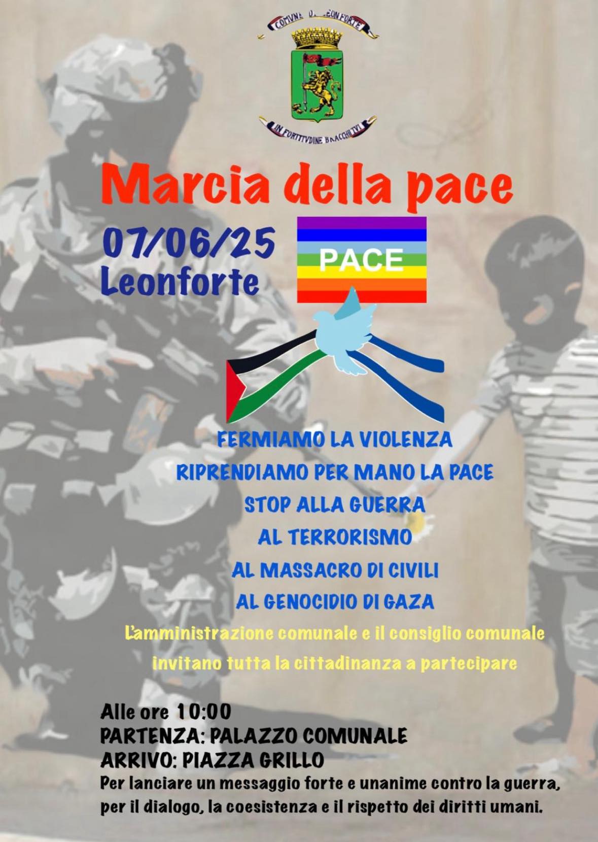 maria per la pace leonforte