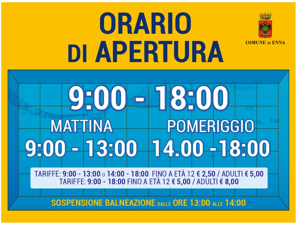 orari piscina
