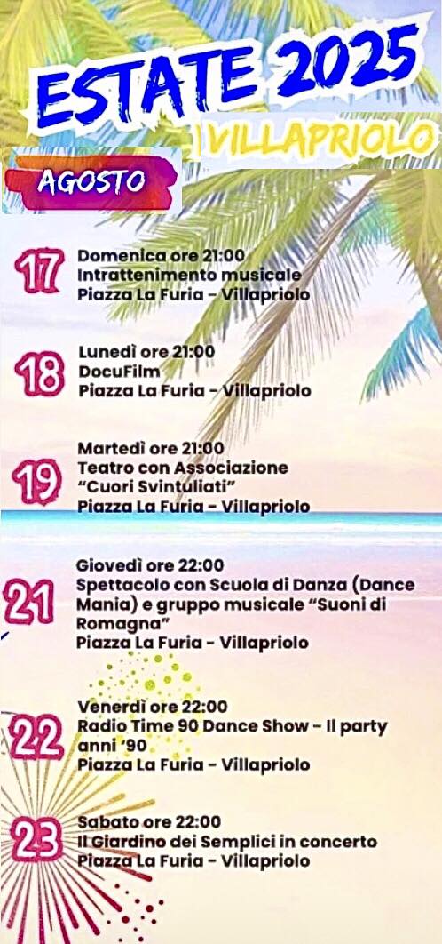 programma villapriolo