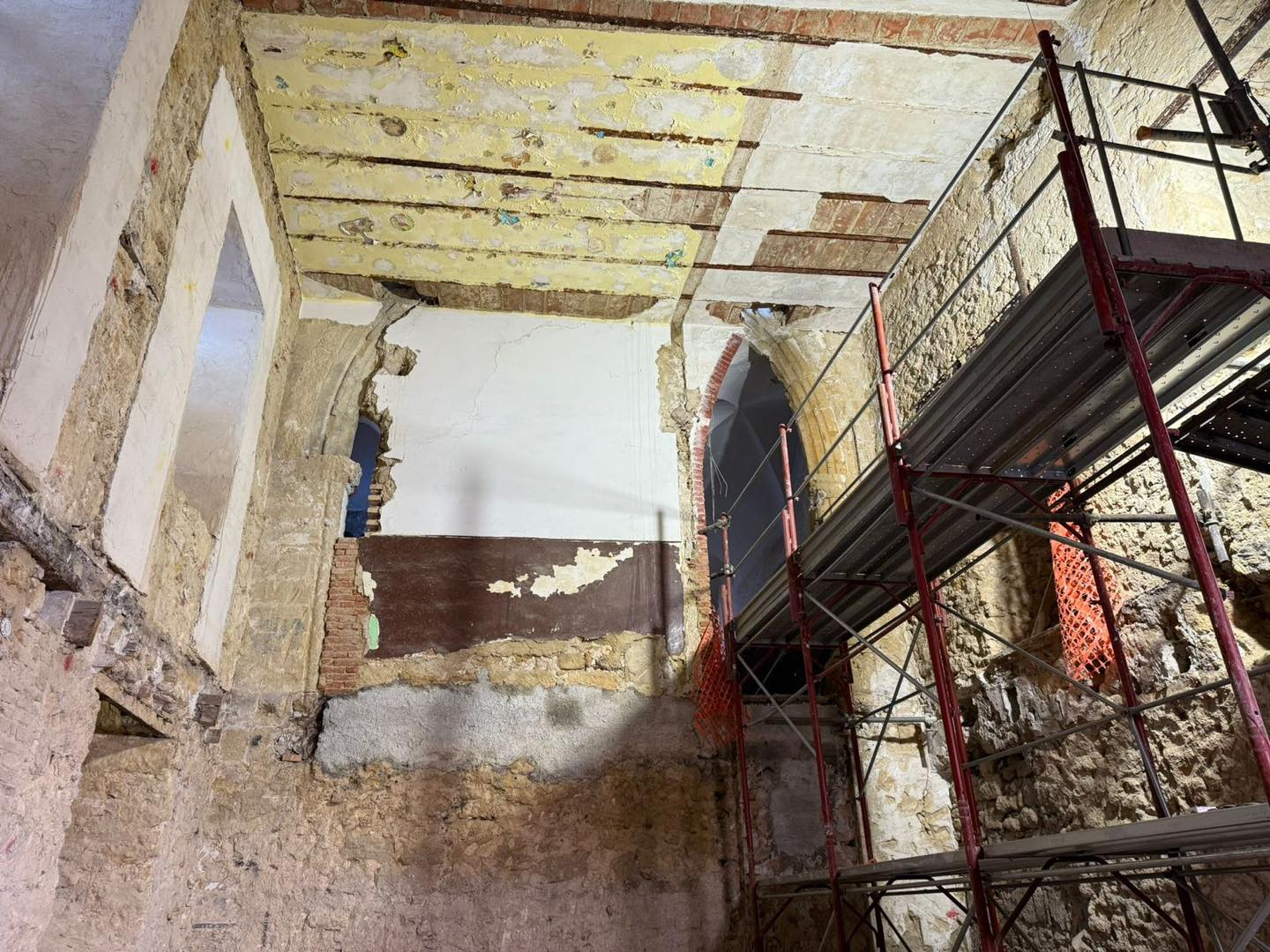 ENNA_Cantiere Monastero delle Benedettine