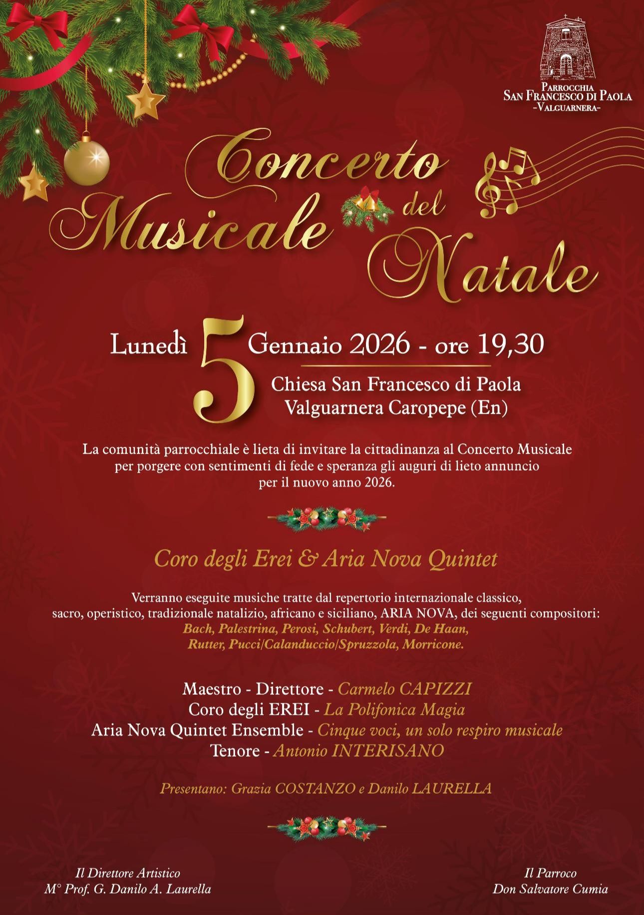 concerto natale valguarnera