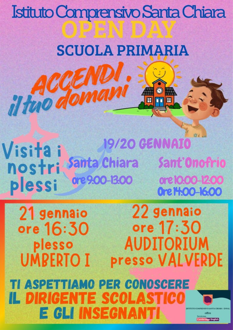 open day santa chiara