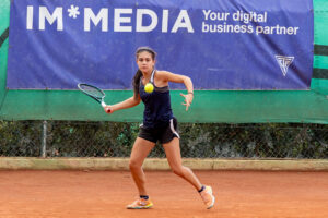 Alessandra Fiorillo in un match di A1 del 2025 al Ct Palermo