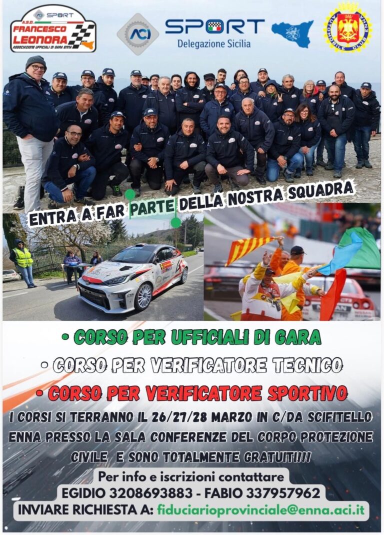 corso ufficiali di gara