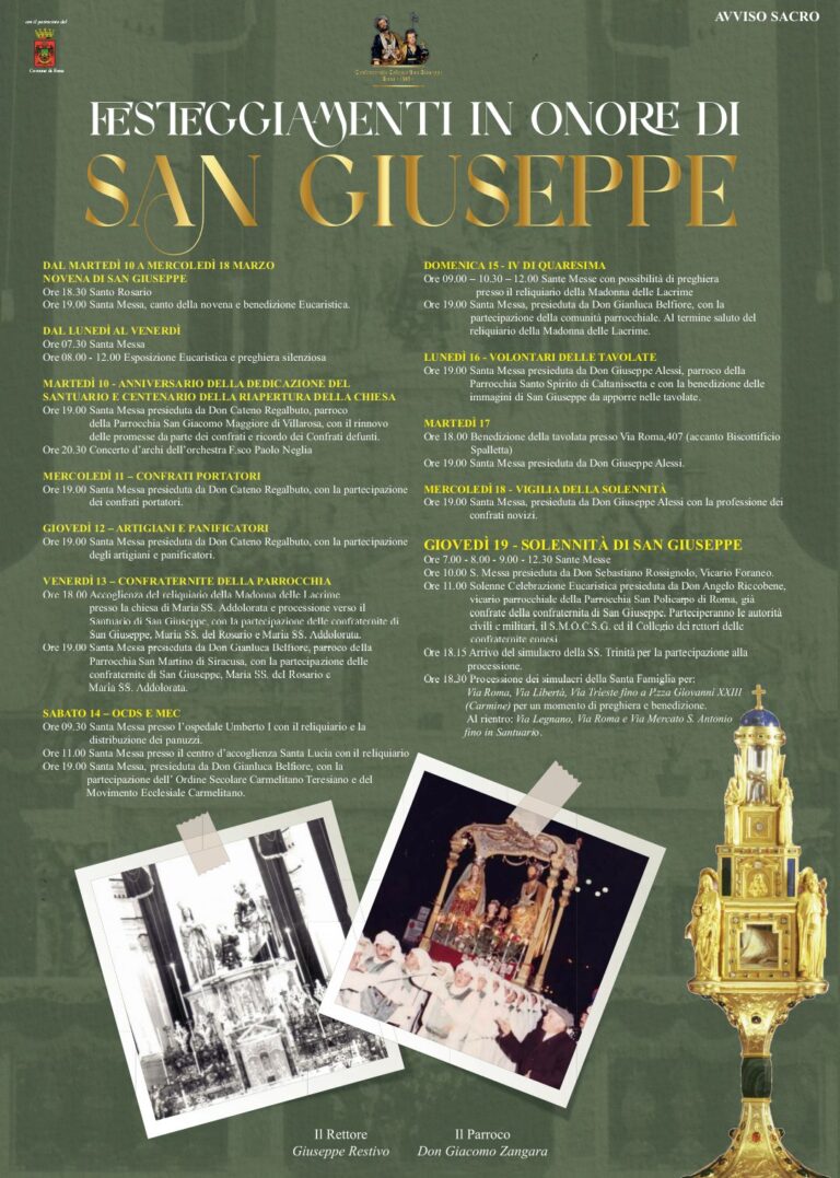 programma san giuseppe enna