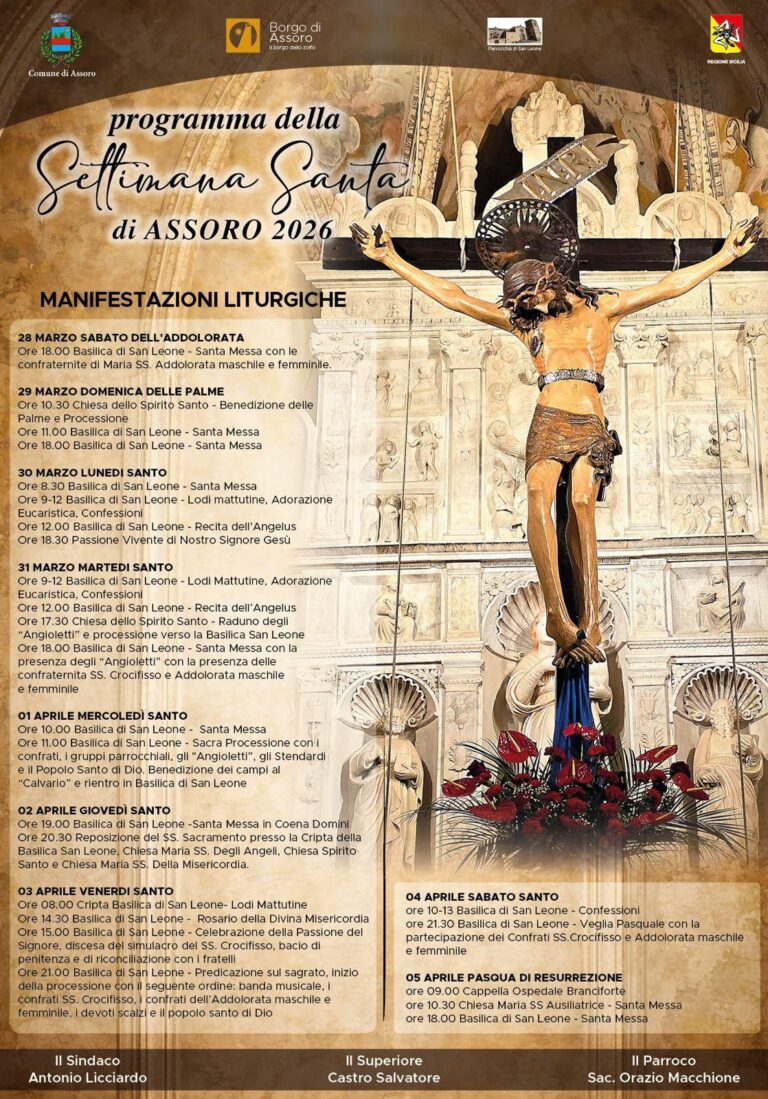 settimana santa assoro 1