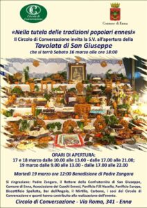 tavolata al circolo di conversazione