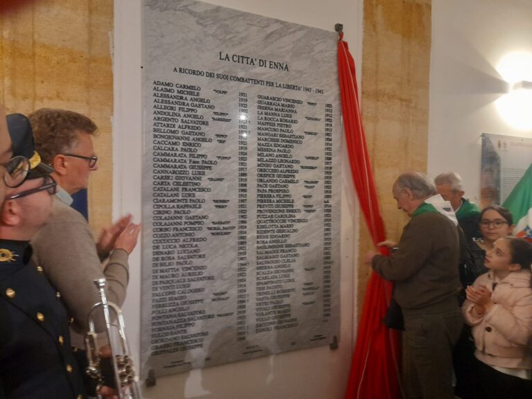 Lapide partigiani Enna.1