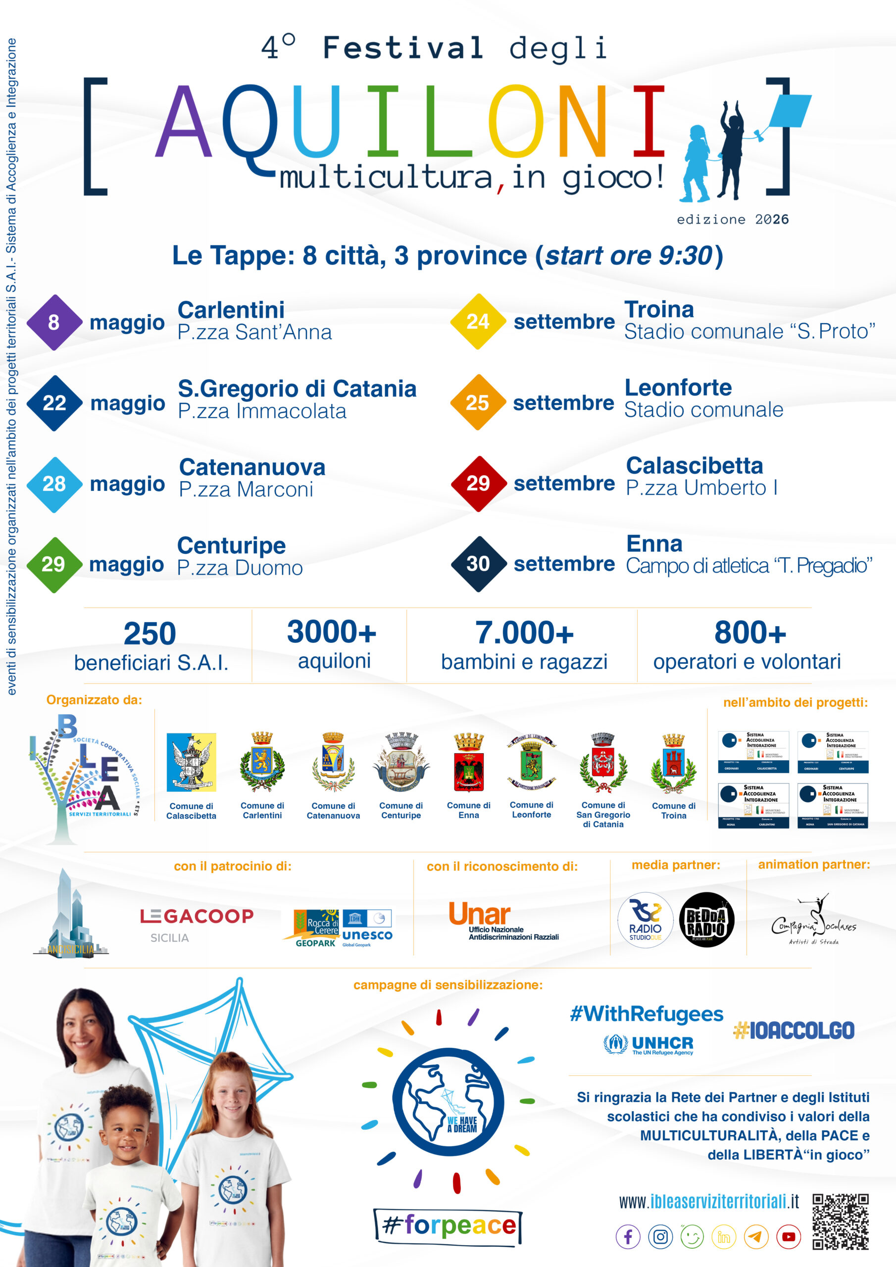 Locandina_ 4° Festival degli Aquiloni. Multicultura, in gioco! (2026)