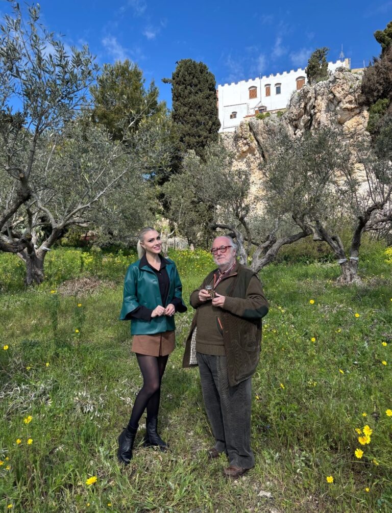 Sofia Bruscoli ed Edoardo Raspelli