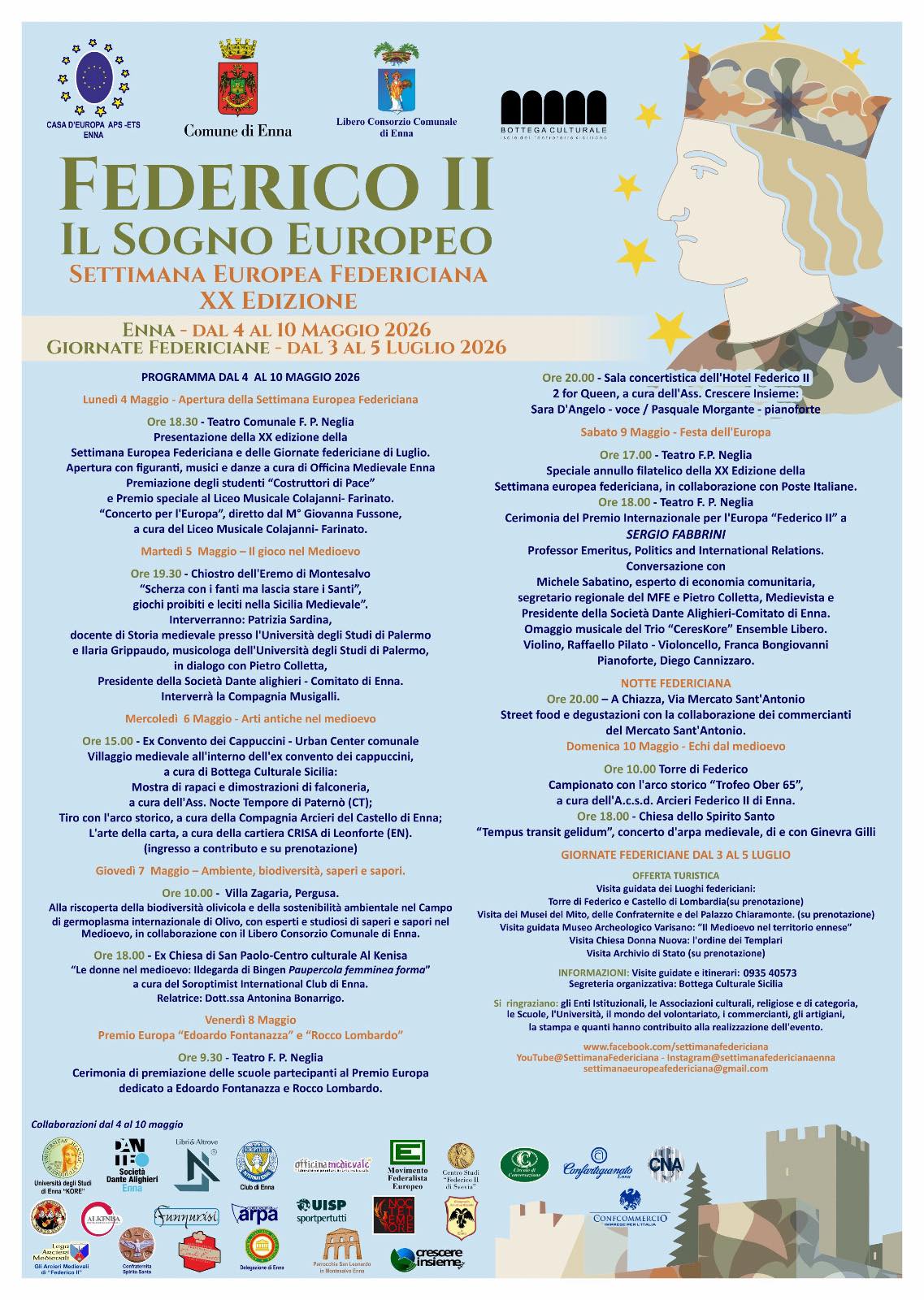 programma settimana federiciana